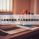 【个人出租房屋税,个人出租房屋税收政策】
